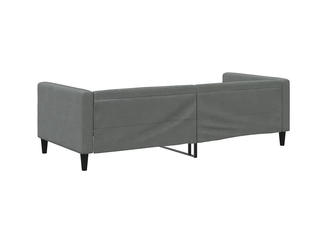 Tagesbett,Sofabett Dunkelgrau 90x200 cm Stoff -gkd38698