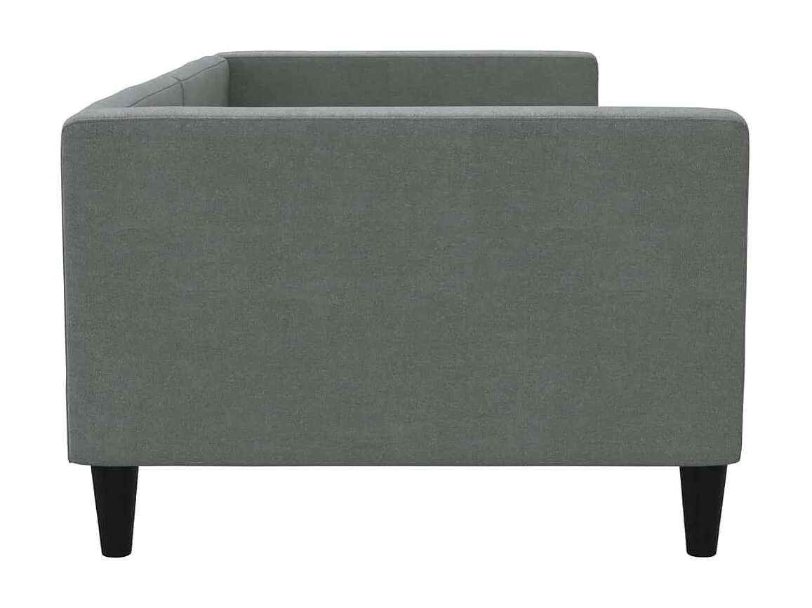 Slaapbank 90x200 cm stof donkergrijs NL75934