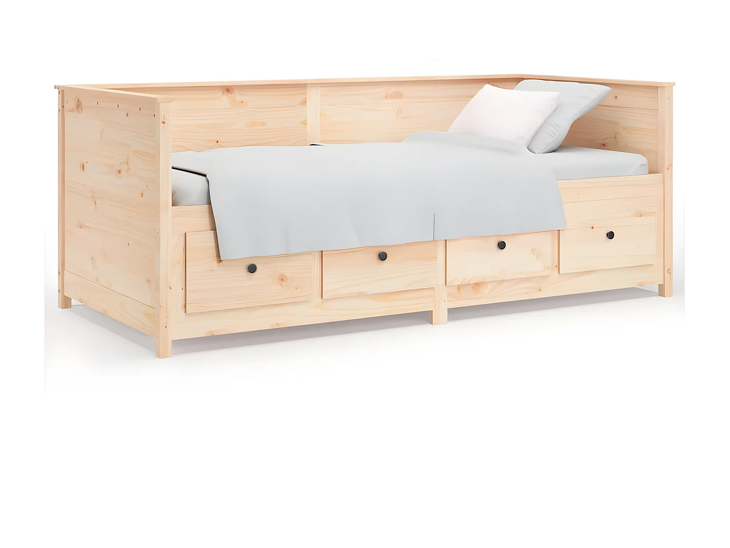 Tagesbett,Sofabett 90x190 cm Massivholz Kiefer -gkd64935