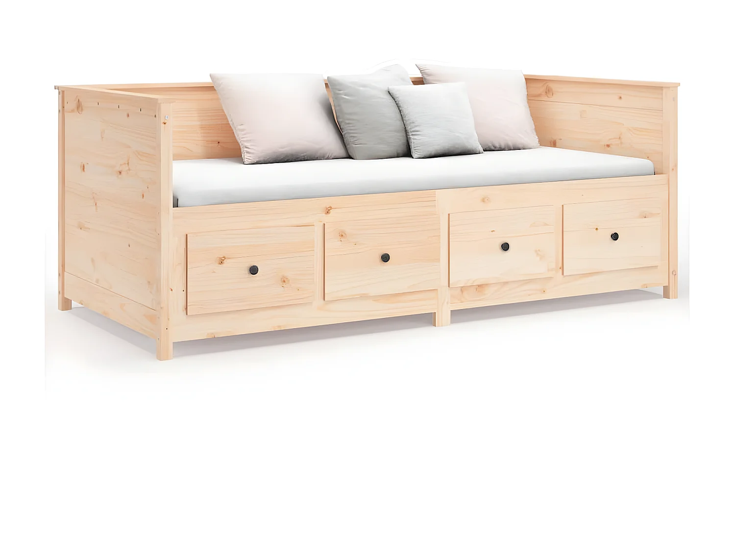 Tagesbett,Sofabett 90x190 cm Massivholz Kiefer -gkd64935