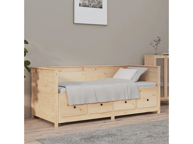Lit - 75x190 cm Bois de pin massif WVGQ8520