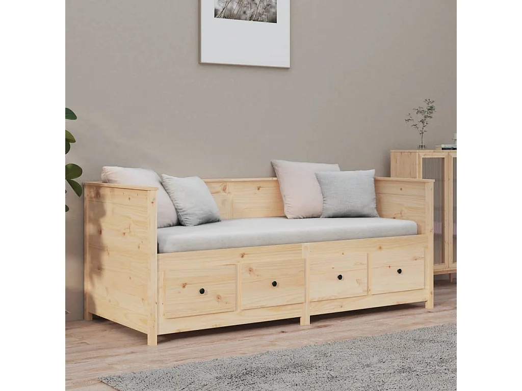 Lit - 75x190 cm Bois de pin massif WVGQ8520