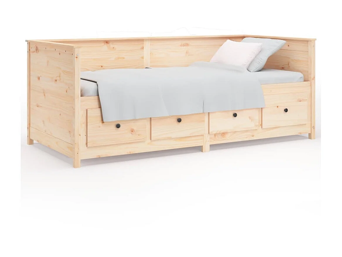 Lit - 75x190 cm Bois de pin massif WVGQ8520