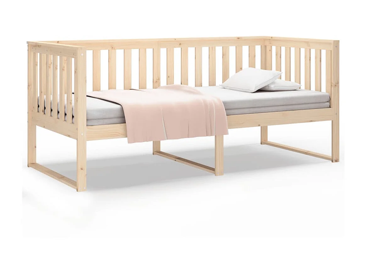 Slaapbank 90x190 cm massief grenenhout NL51316