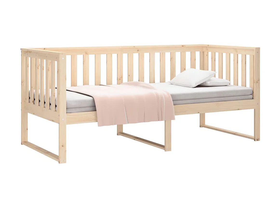 Slaapbank 90x190 cm massief grenenhout NL51316