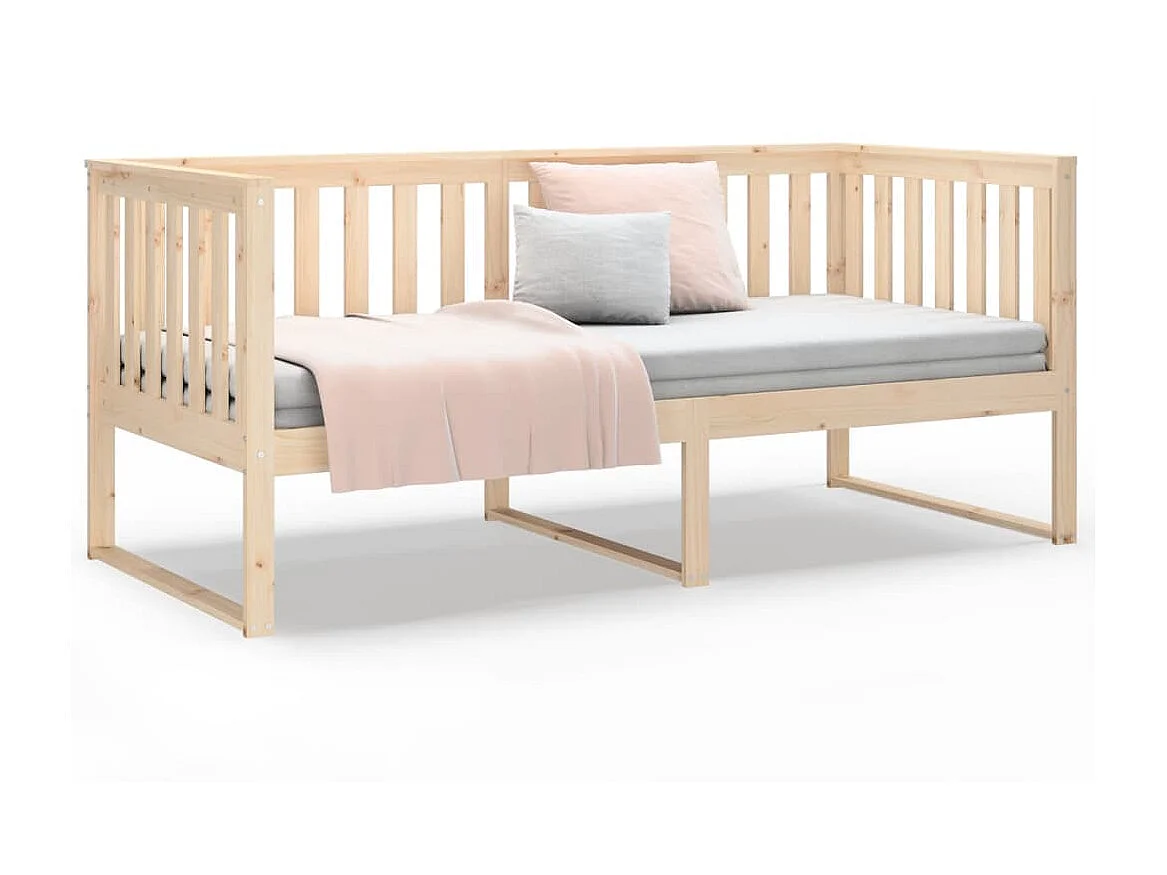 Slaapbank 90x190 cm massief grenenhout NL51316