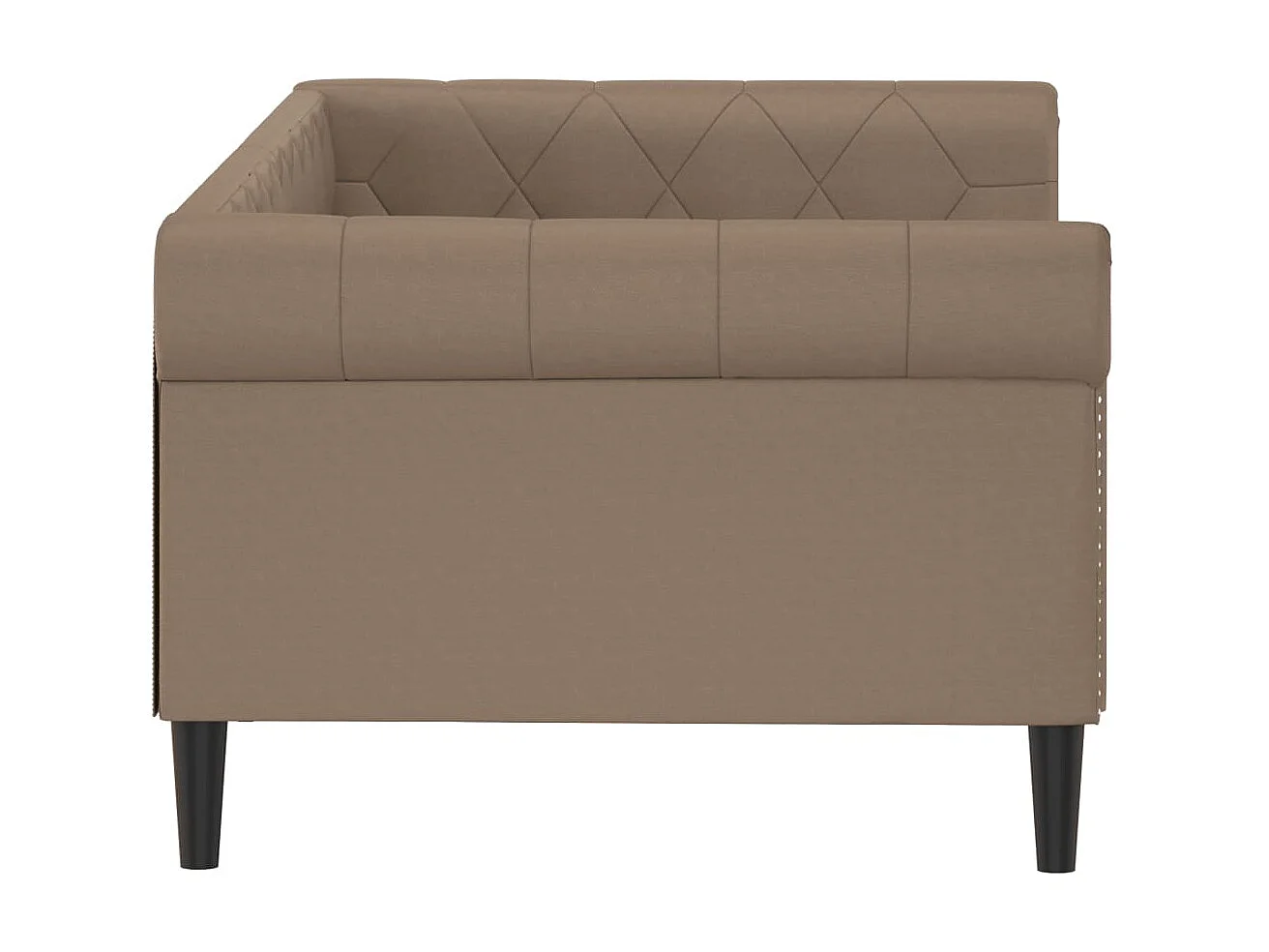 Lit - 80x200 cm cappuccino similicuir WVGQ8846