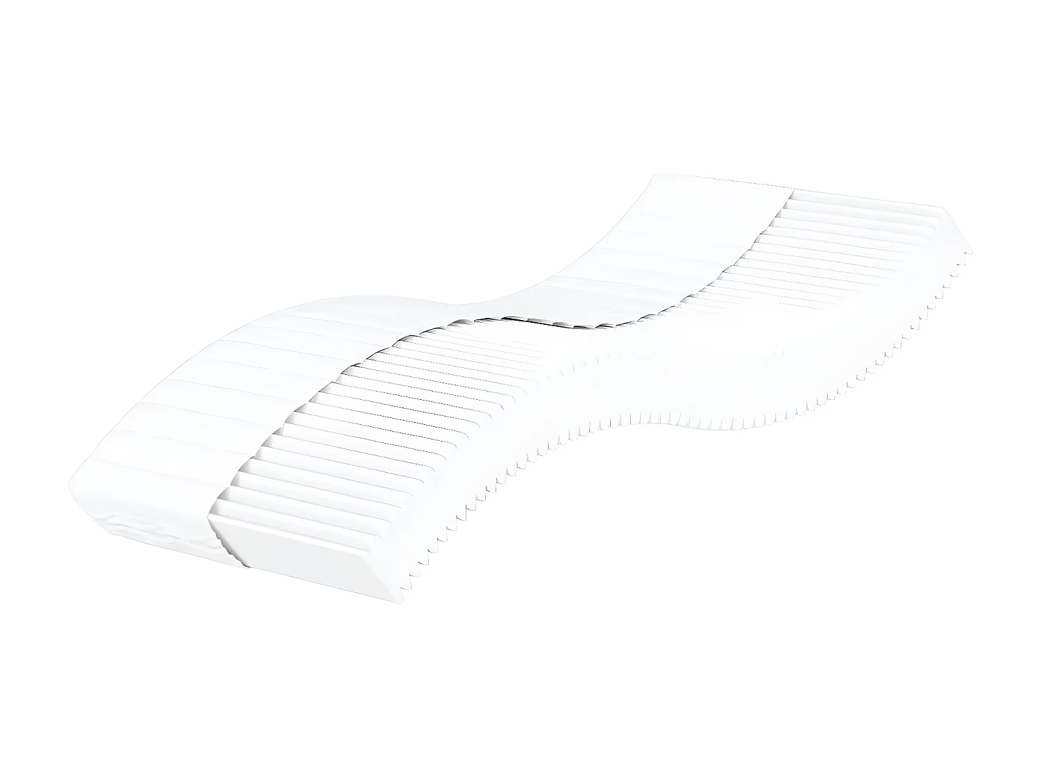 Lit - 90x200 cm avec matelas noir similicuir WVGQ6507