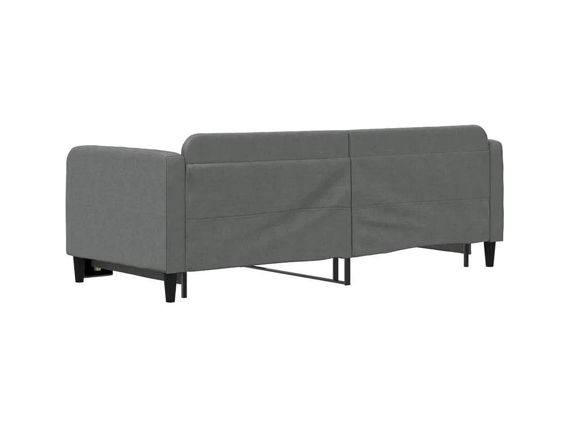Cama nido - 80x200 cm tela gris oscuro ES15742