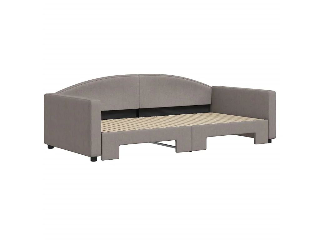 Cama nido tela gris taupe 100x200 cm ES927196