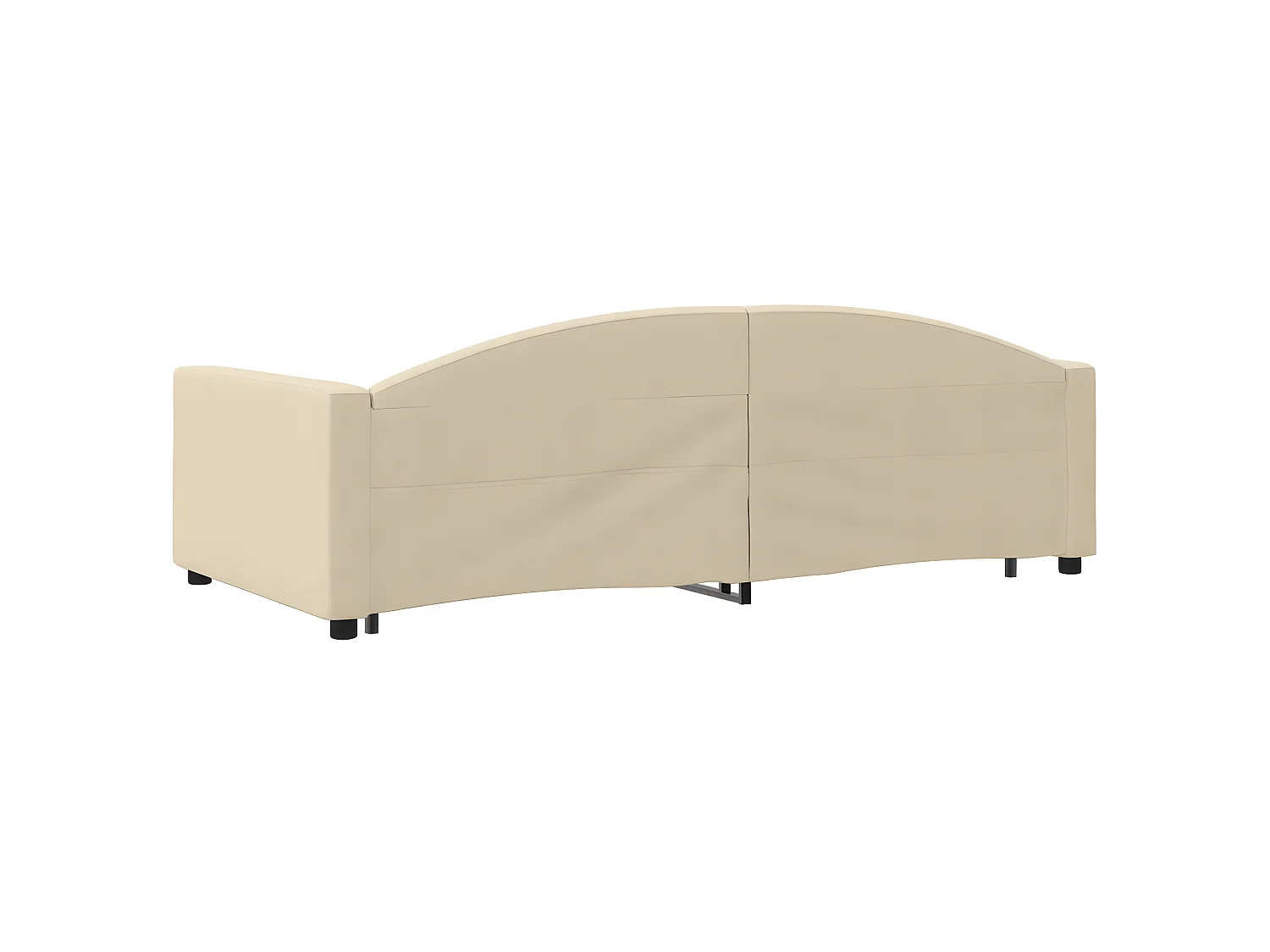 Cama nido - 100x200 cm con cajones tela color crema ES12043