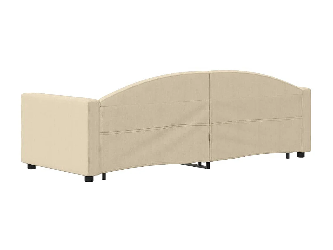 Cama nido tela crema 80x200 cm ES217375