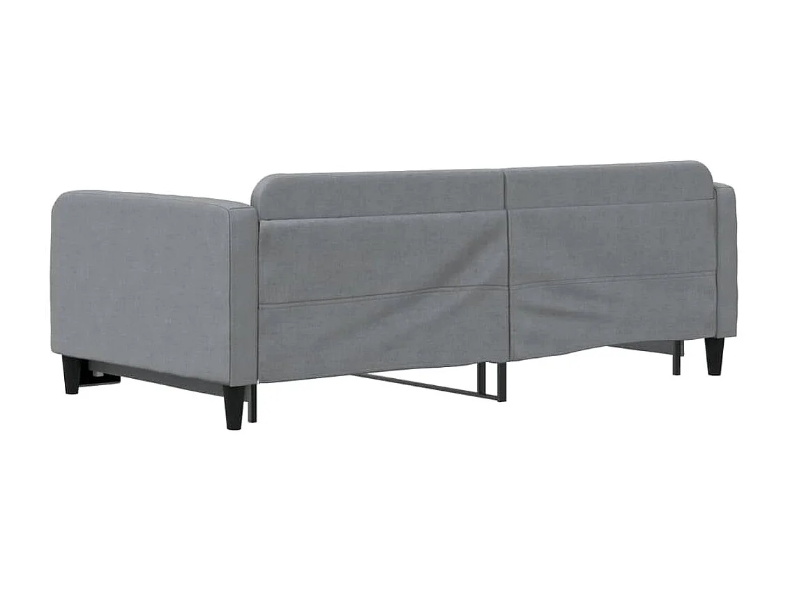 Cama nido - 100x200 cm tela gris claro ES75727