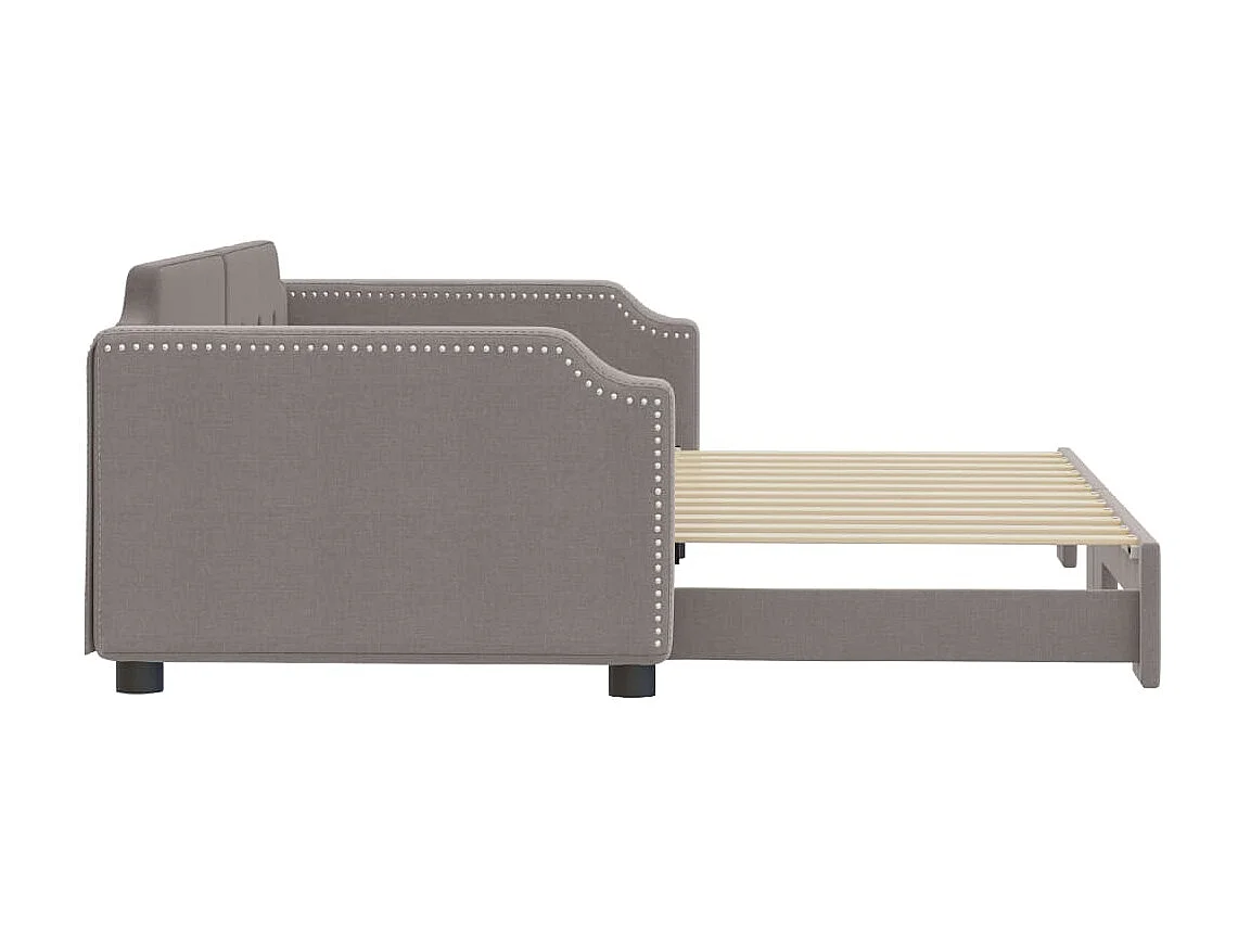 Cama nido tela gris taupe 100x200 cm ES503968