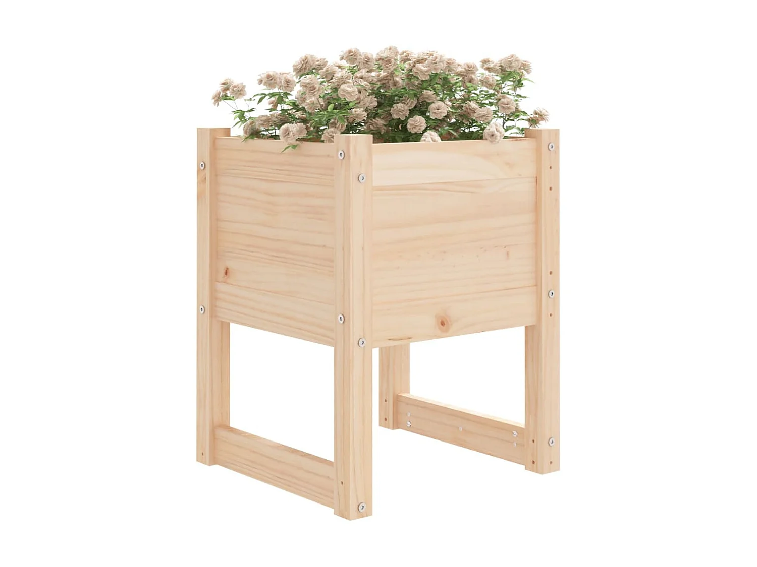 Plantenbak 40x40x52,5 cm massief grenenhout NL916039