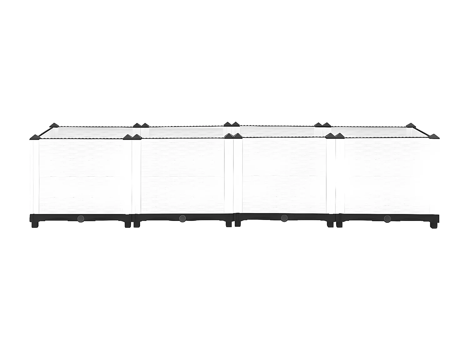 Jardinera polipropileno 160x40x38 cm ES24076