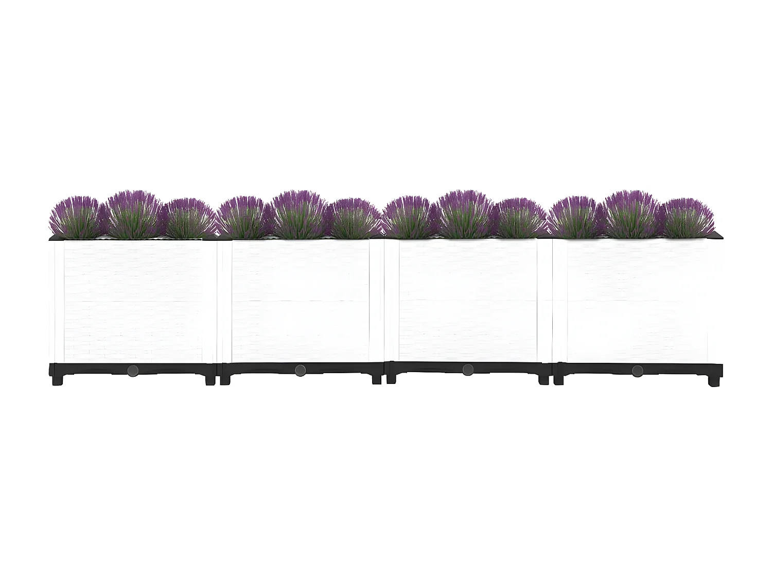 Jardinera polipropileno 160x40x38 cm ES24076