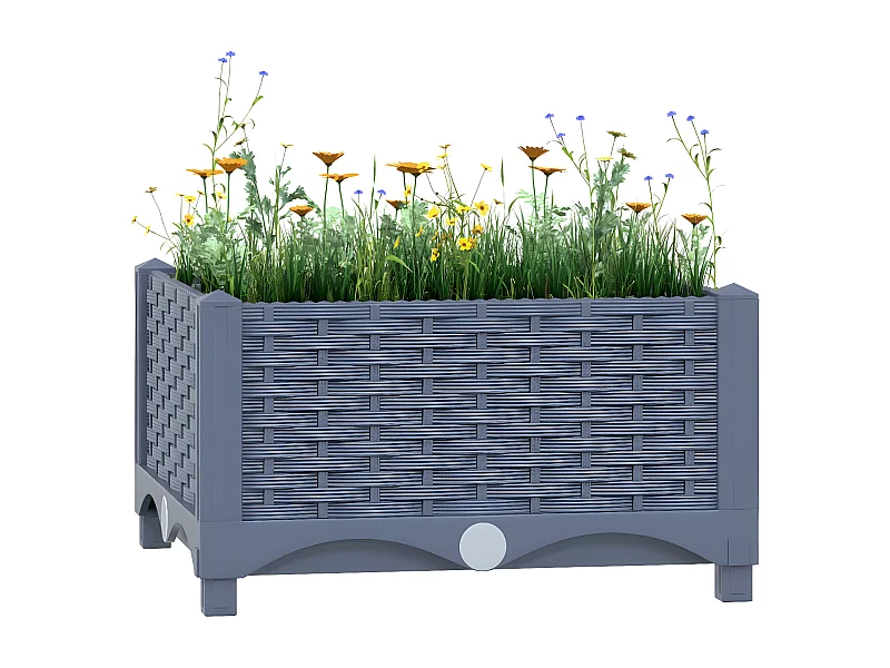 Jardinera polipropileno 40x40x23 cm ES92360