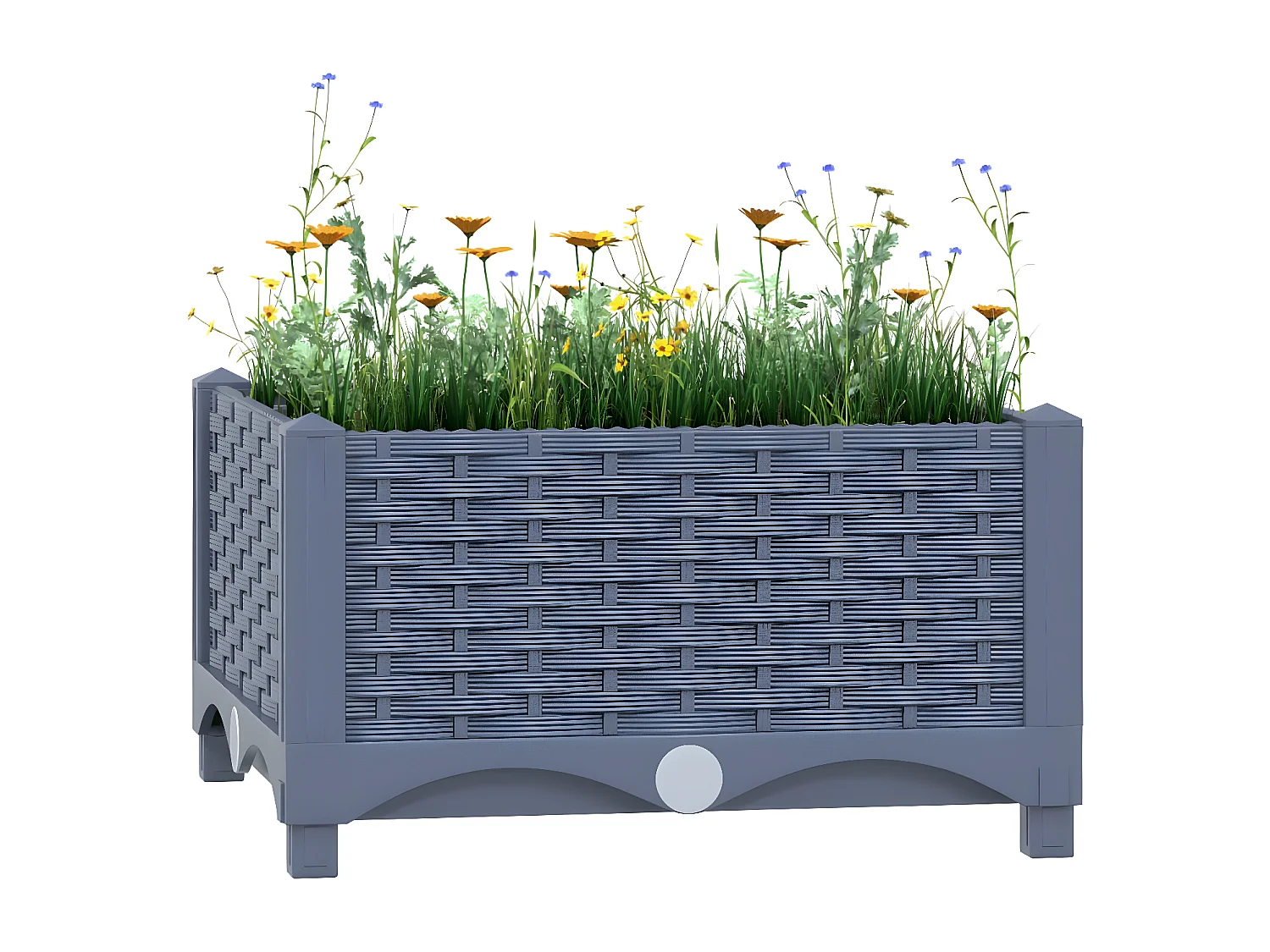 Jardinera polipropileno 40x40x23 cm ES92360