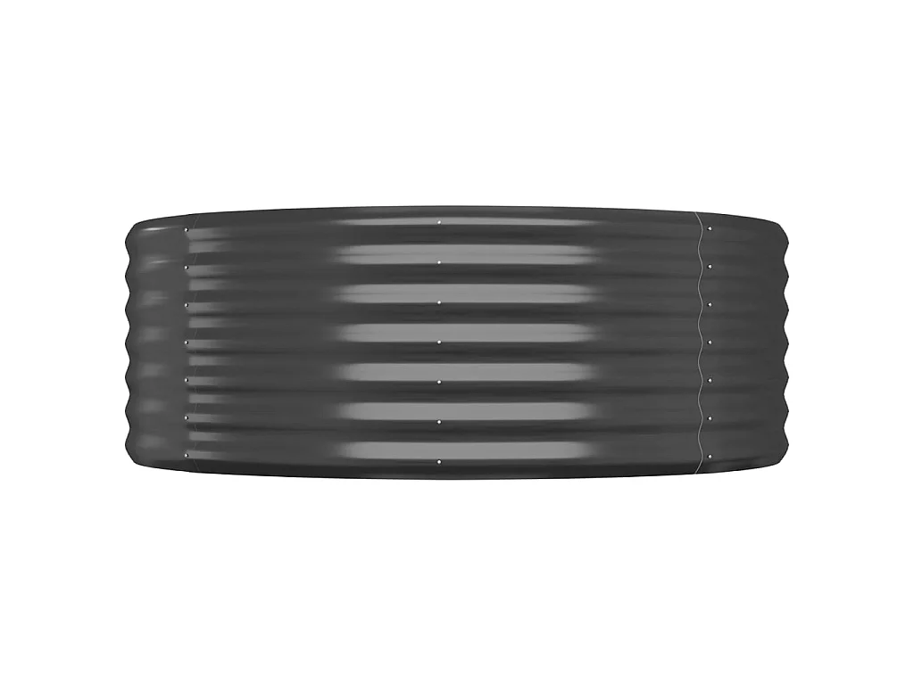 Jardinière Lit surélevé de jardin Acier enduit de poudre Anthracite WVGQ6216