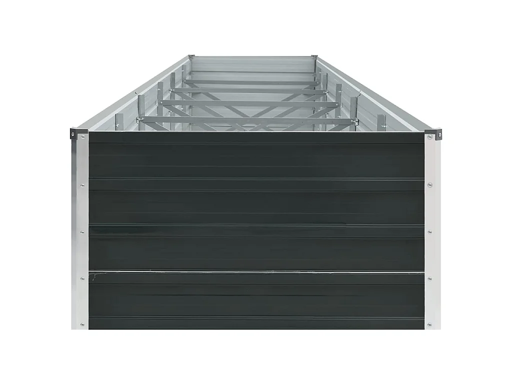 Plantenbak verhoogd 480x80x45 cm gegalvaniseerd staal antraciet