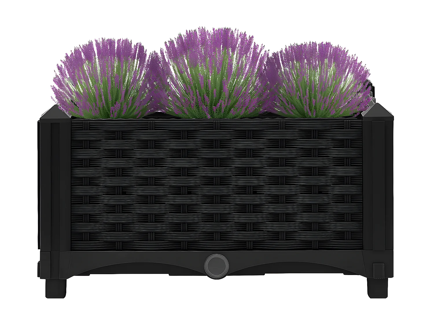 Jardinera 40x40x23 cm polipropileno ES82769