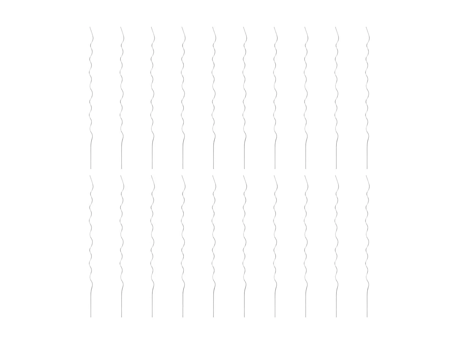 Jardinière Supports de plantes en spirale 20 pcs Acier galvanisé 170 cm BE9869