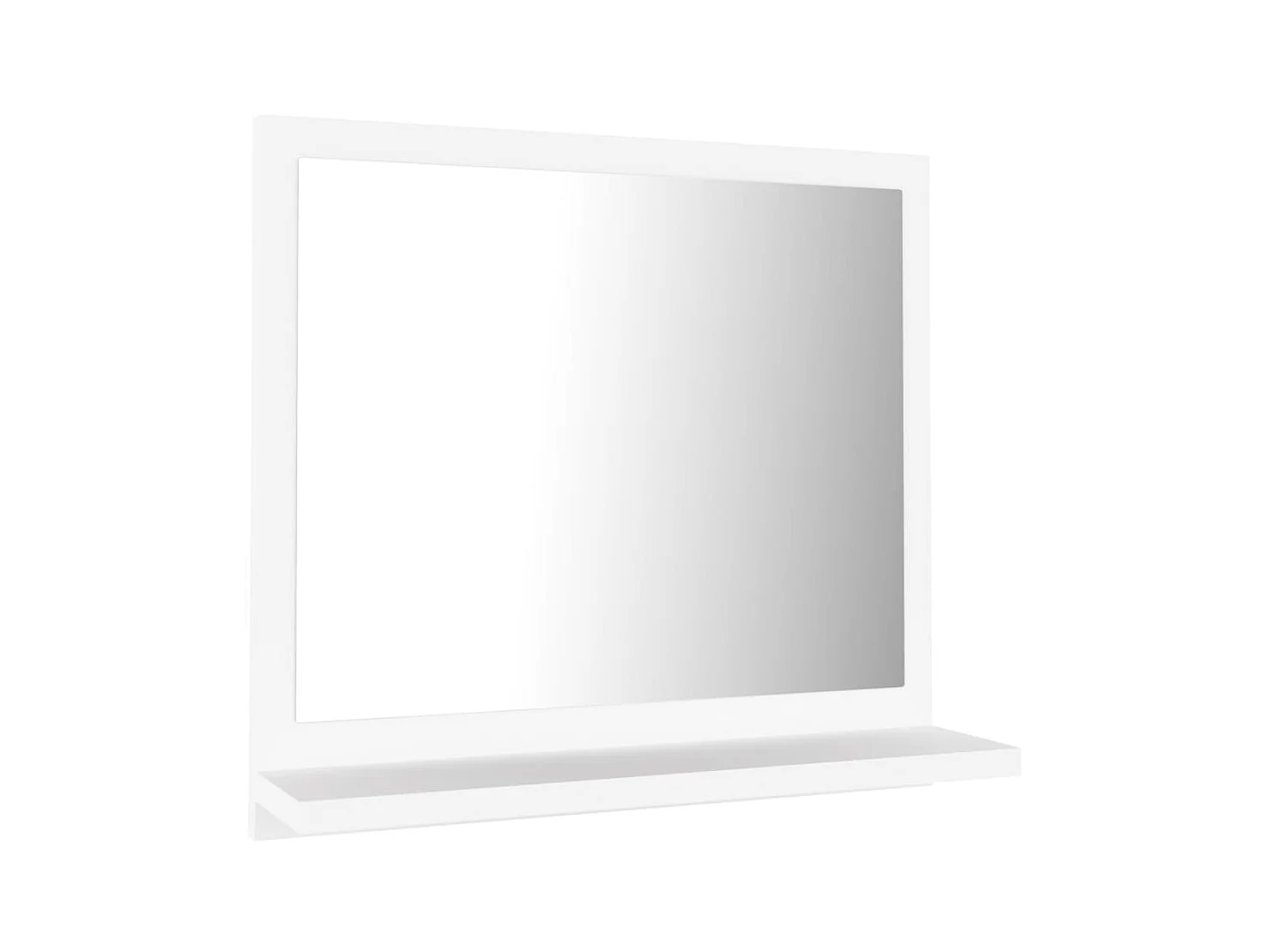 Espejo de baño madera contrachapada blanco 40x10,5x37 cm ES782851