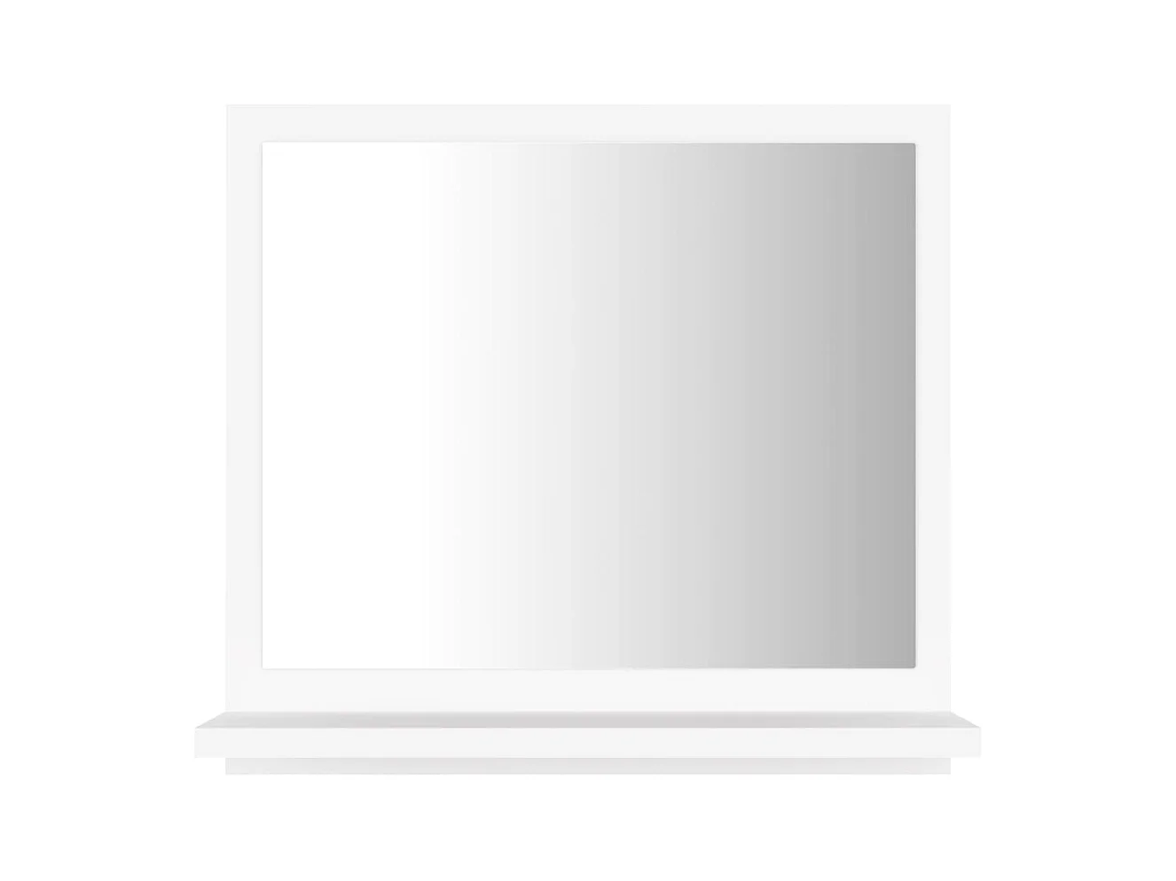 Espejo de baño madera contrachapada blanco 40x10,5x37 cm ES782851