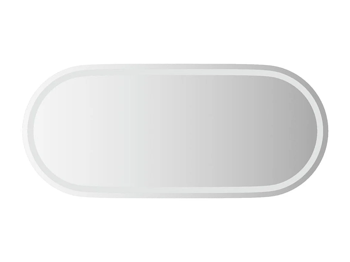 Miroir de salle de bain à LED 100x45 cm ovale WVGQ7298
