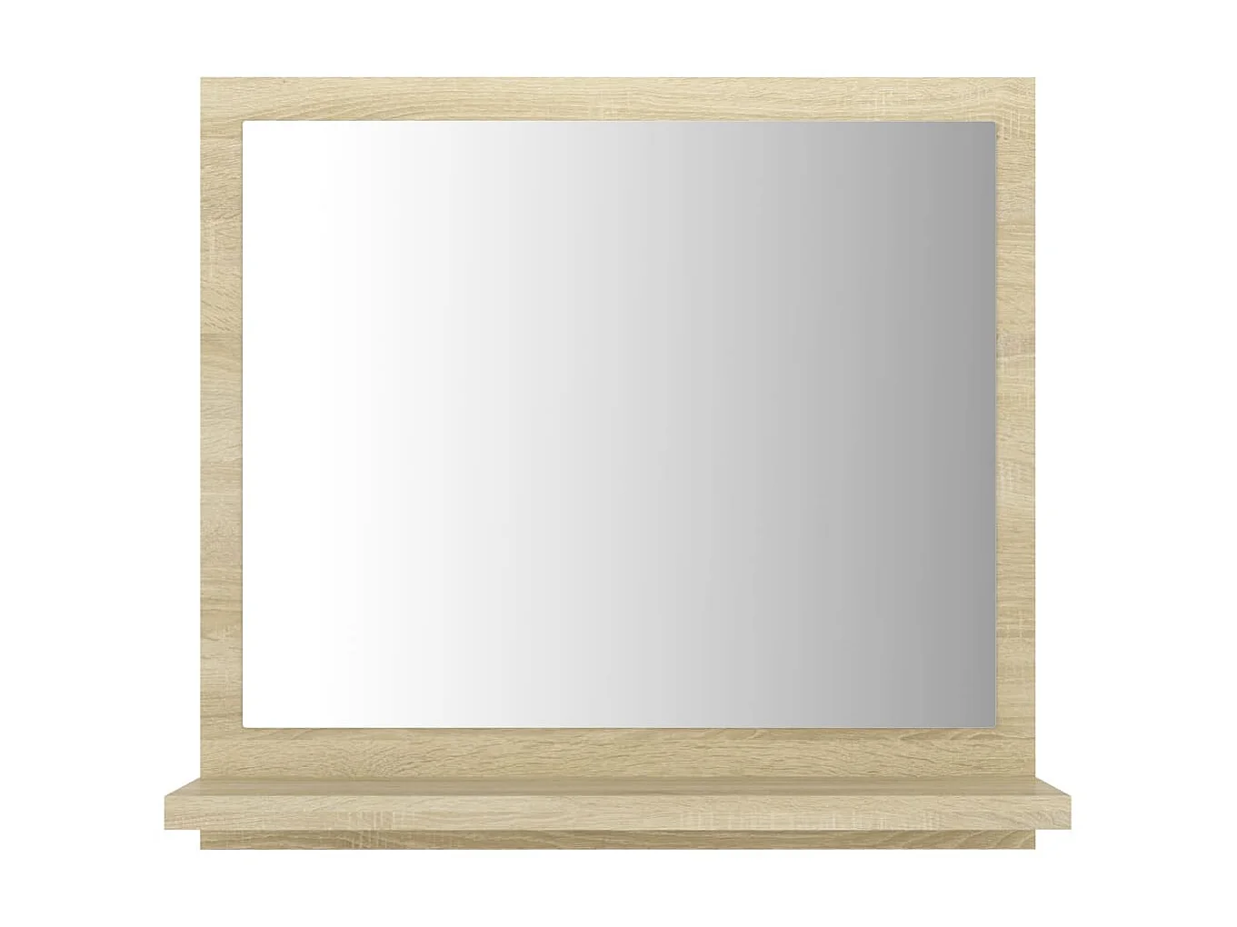 Miroir de salle de bain Blanc et chêne sonoma 40x10,5x37 cm WVGQ8218
