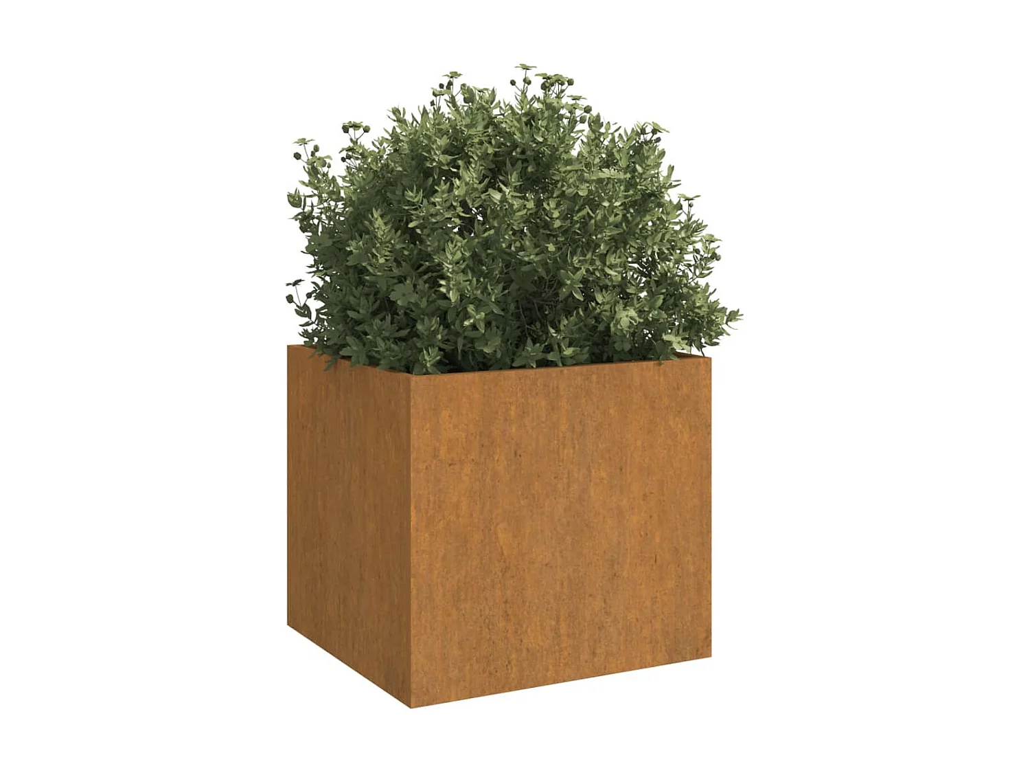 Jardinière 32x30x29 cm acier corten BE4248