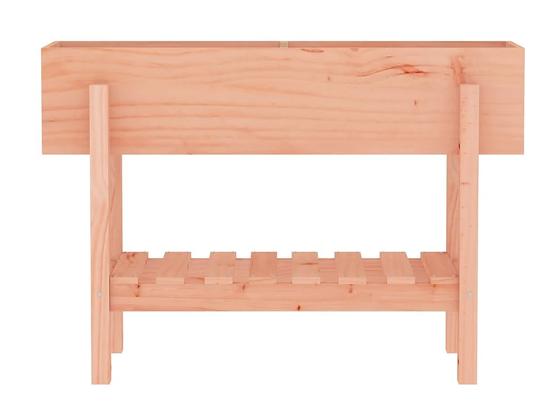 Jardinera elevado jardín madera maciza abeto Douglas 101x30x69 cm ES32233