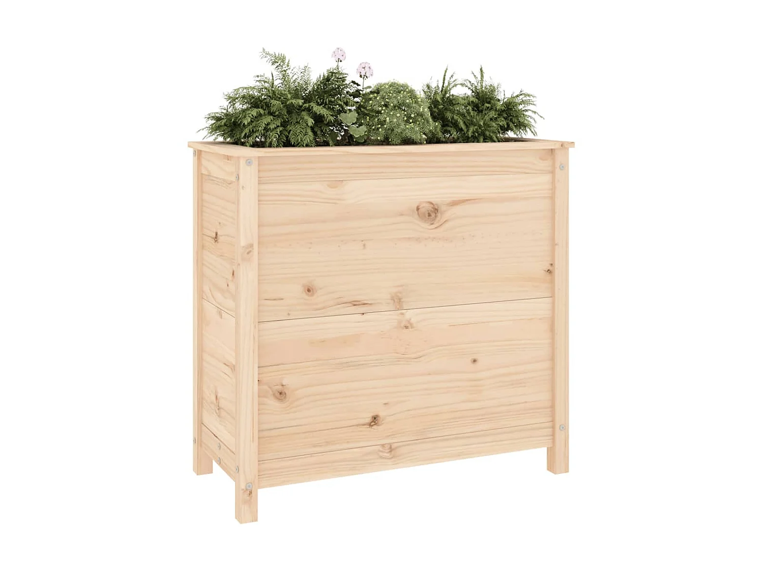 Plantenbak 82,5x40x78 cm massief grenenhout NL115225