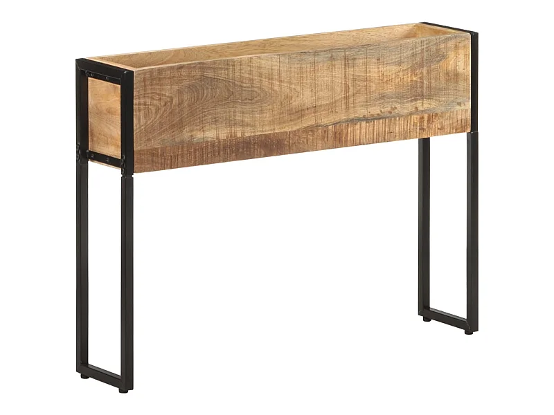 Jardinière 90x20x68 cm Bois de manguier brut BE1071