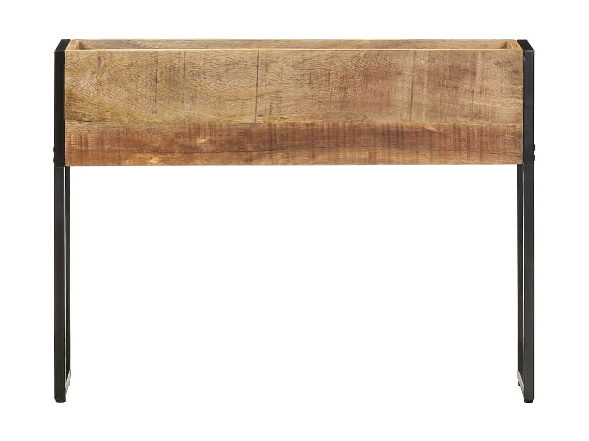 Jardinière 90x20x68 cm Bois de manguier brut BE1071