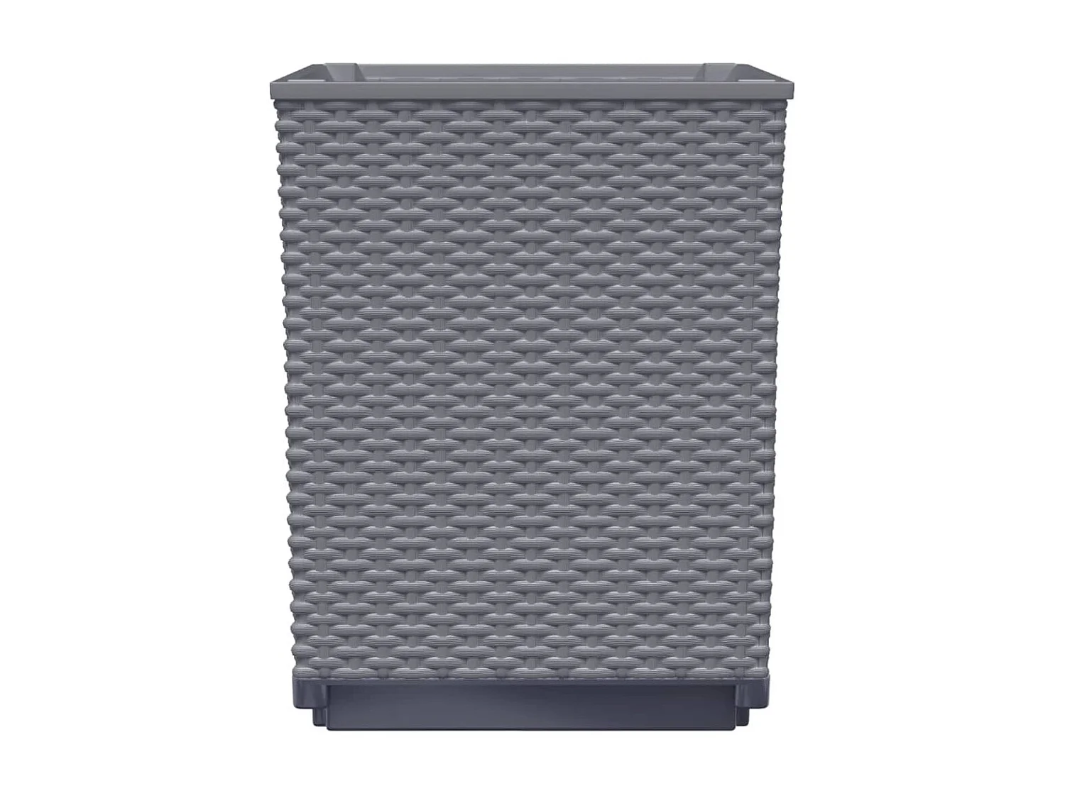 Jardinières 2 pcs gris foncé 30x30x37 cm polypropylène BE8748