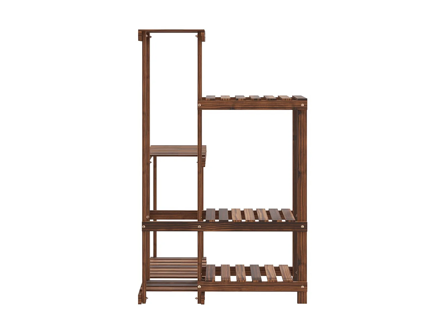 Jardinière Support à fleurs 62,5x61,5x101,5 cm bois massif de sapin BE3579