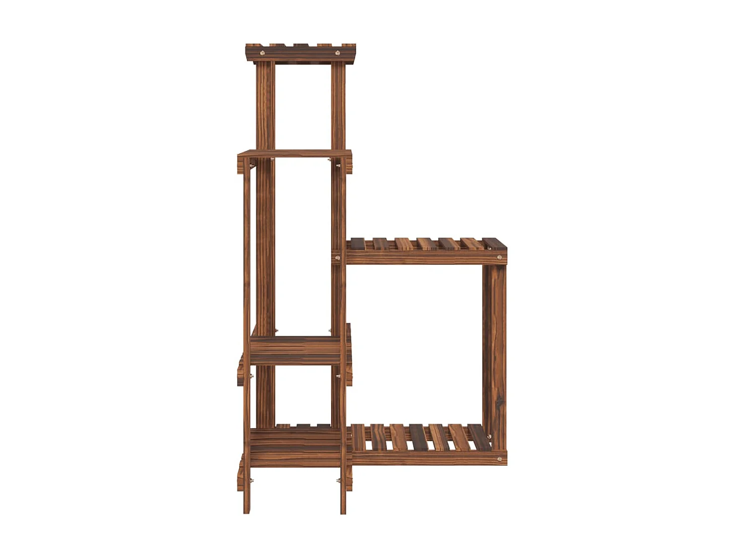 Jardinière Support à fleurs 62,5x61,5x101,5 cm bois massif de sapin BE3579