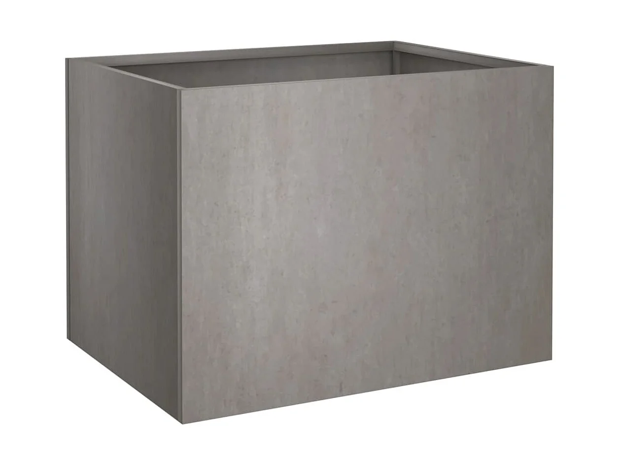 Jardinière 62x47x46 cm acier corten BE1362