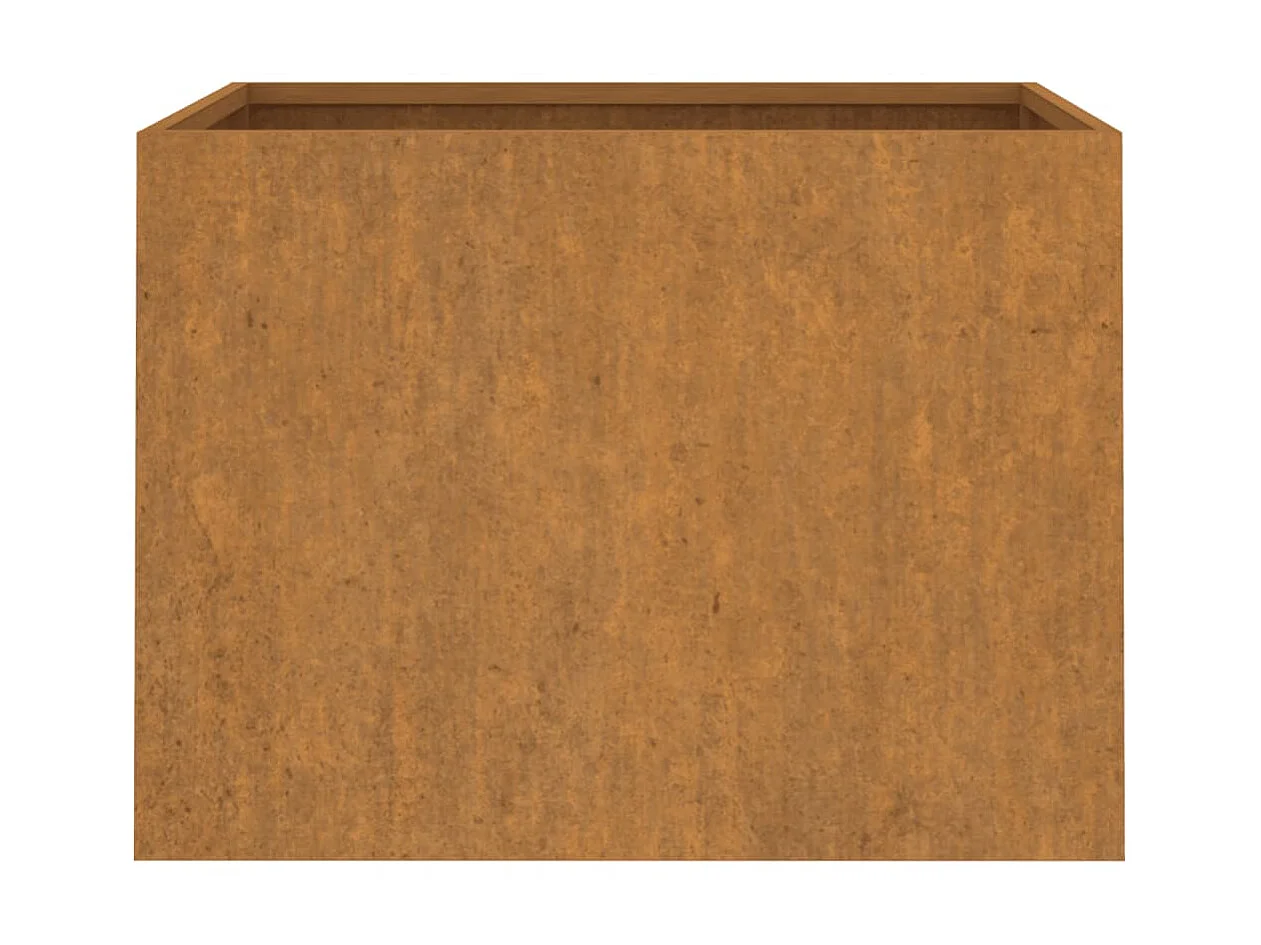 Jardinière 62x47x46 cm acier corten BE1362