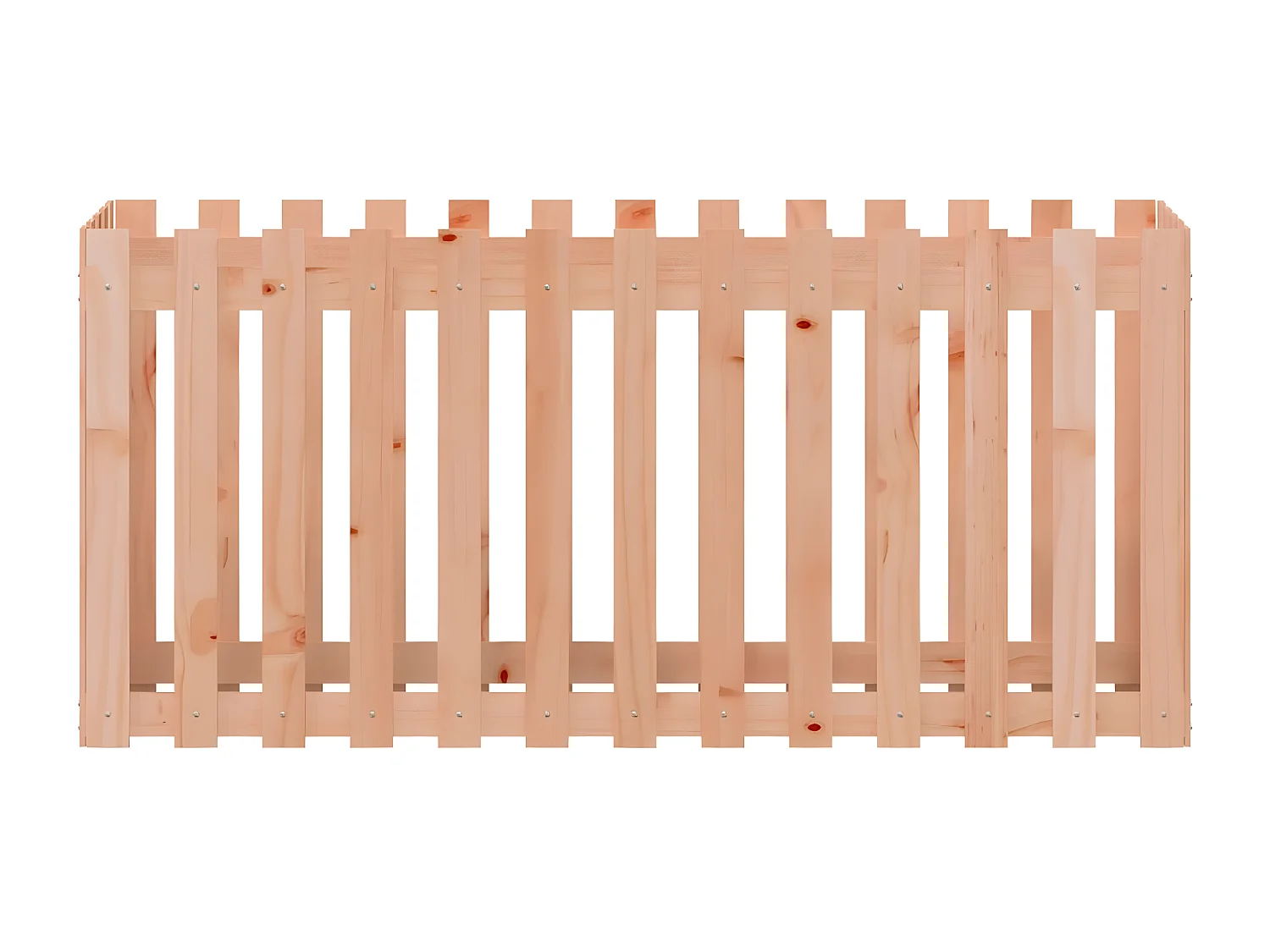 Plantenbak verhoogd hekontwerp 150x50x70 cm massief douglashout