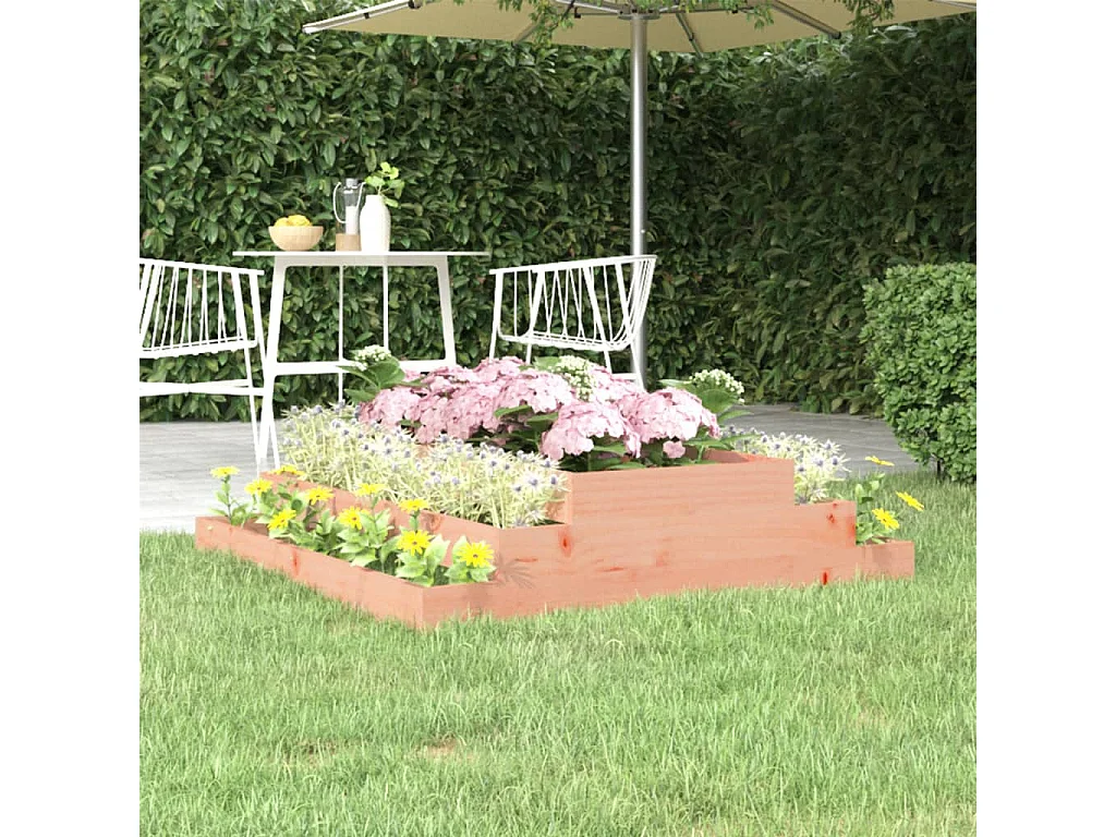 Jardinière 110x110x27 cm Bois de douglas massif BE7140