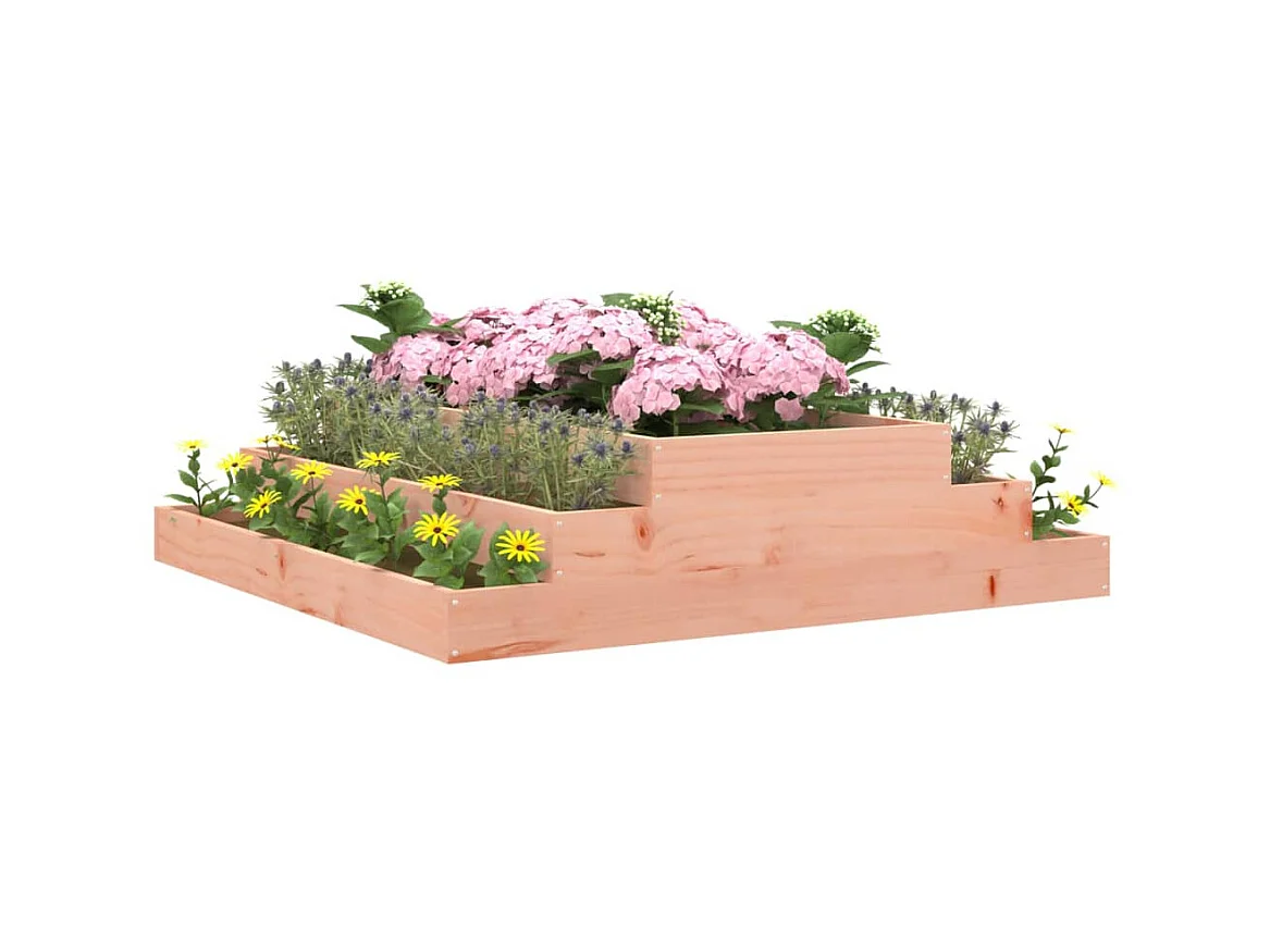 Plantenbak 110x110x27 cm massief douglashout NL689898