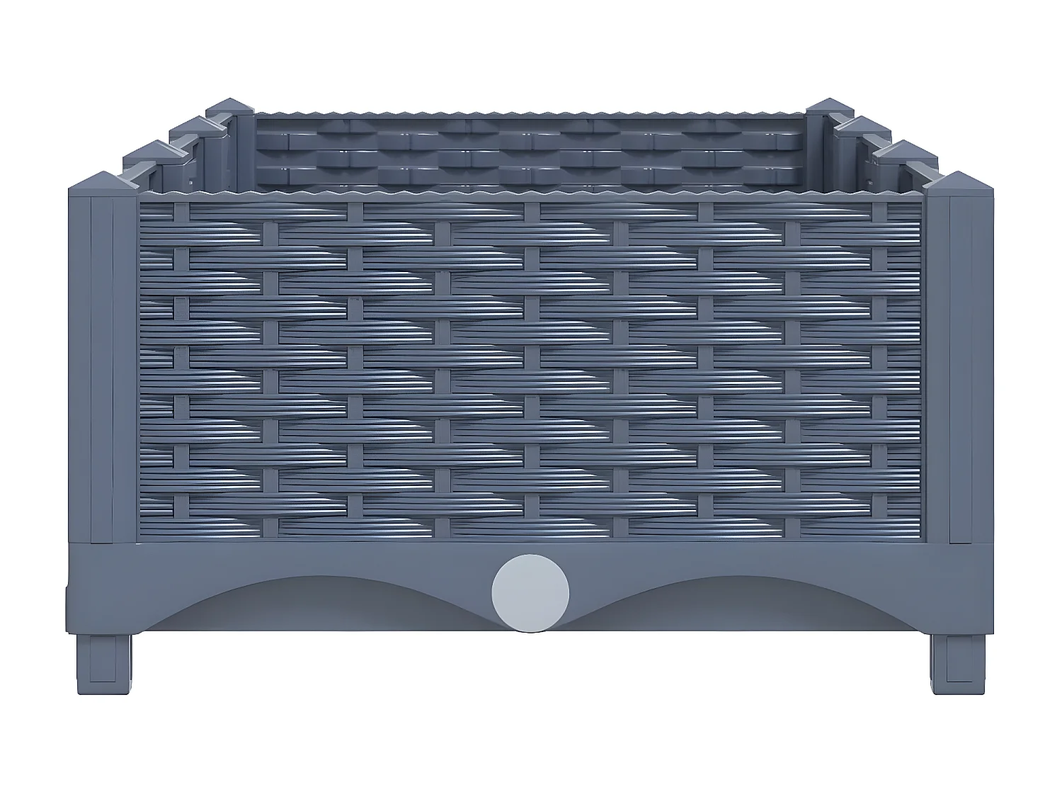 Jardinera polipropileno 120x40x23 cm ES82554