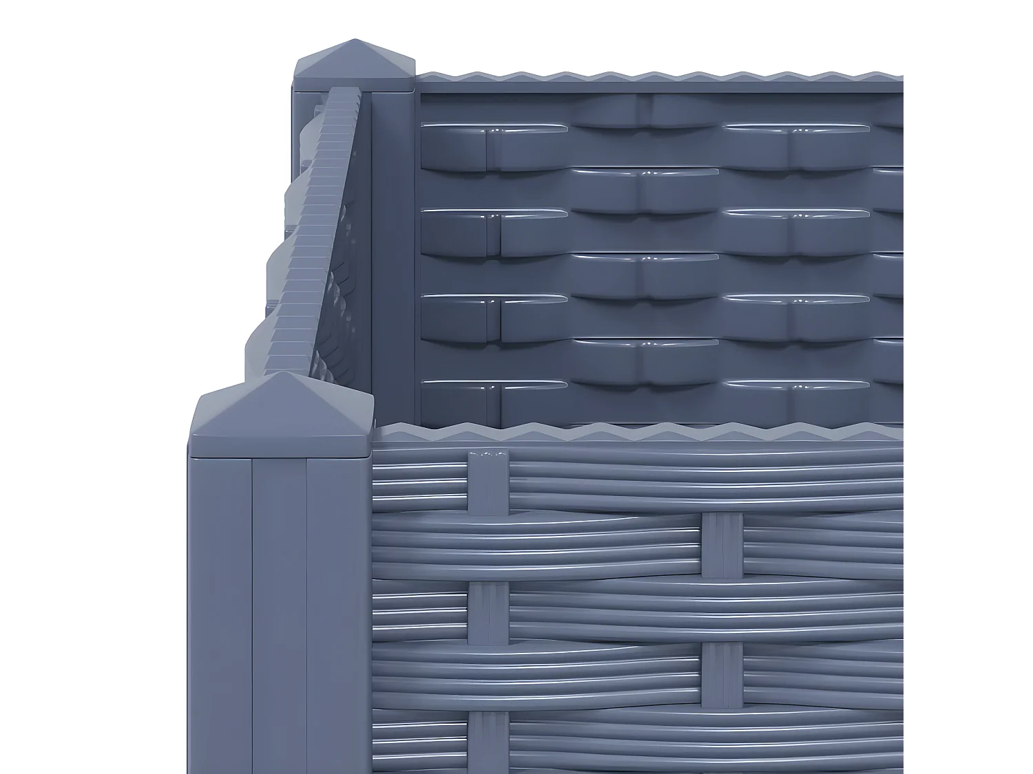 Jardinera polipropileno 120x40x23 cm ES82554