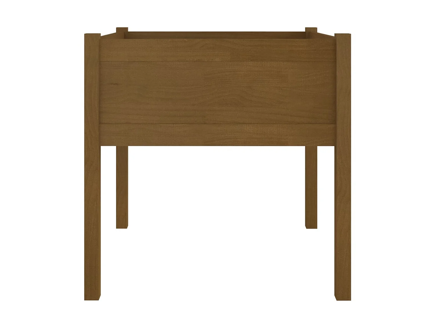 Jardinière d'extérieur Marron miel 70x70x70 cm Pin massif BE7271