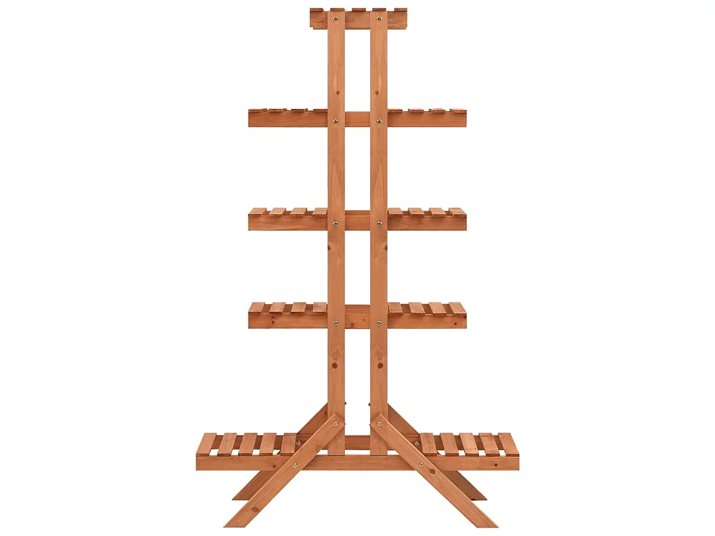 Jardinière Support pour plantes 83x25x132 cm Bois de sapin massif BE8628