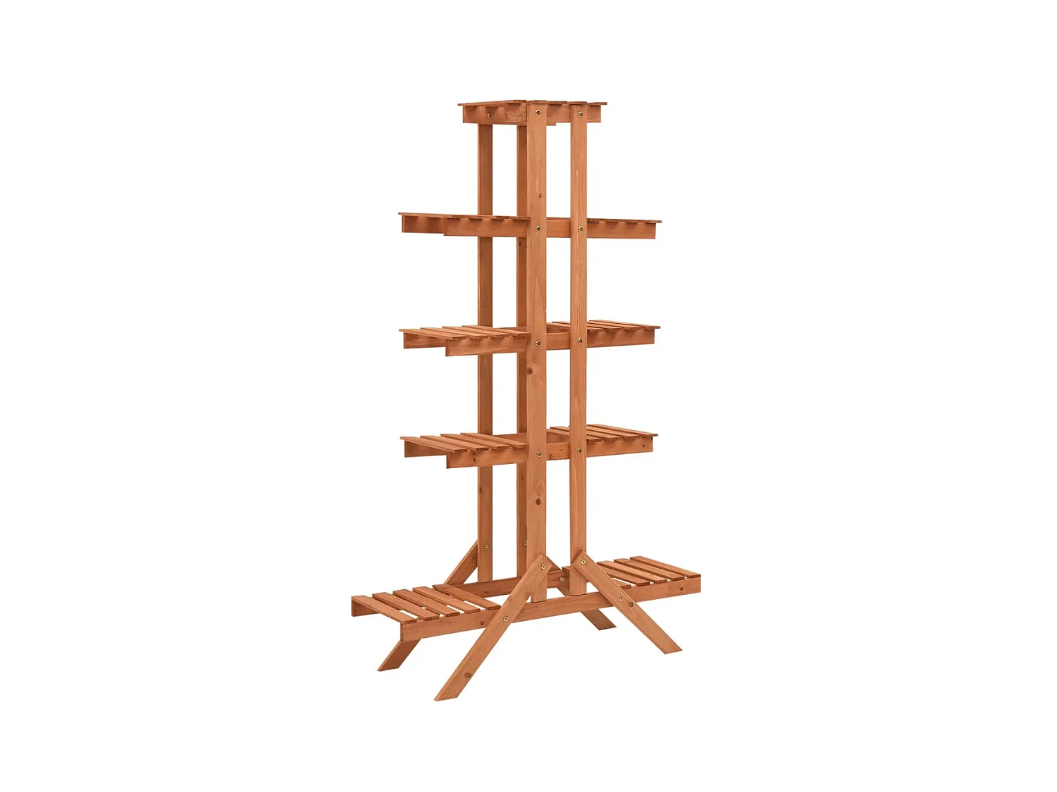 Jardinière Support pour plantes 83x25x132 cm Bois de sapin massif BE8628