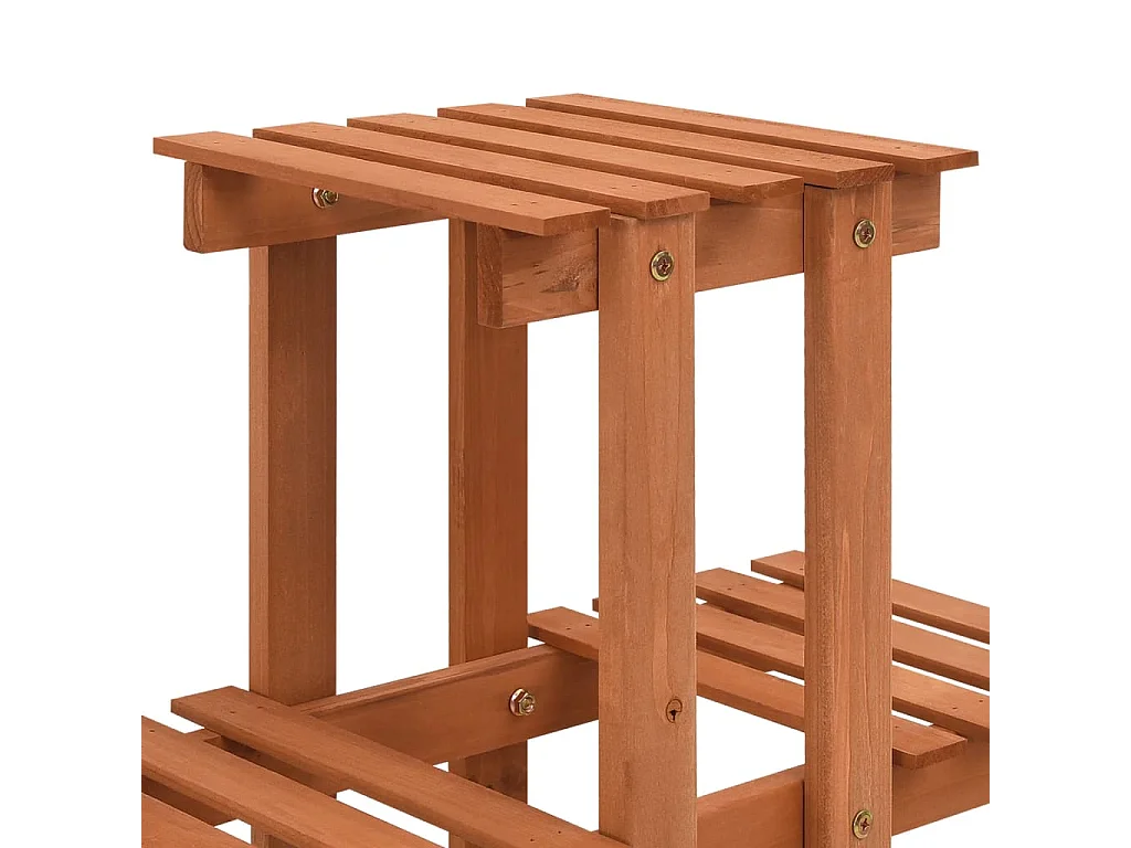 Plantenrek 83x25x132 cm massief vurenhout NL947126